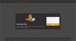 Desktop Screenshot of languagebird.com